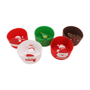 Juego de Accesorios para Vasos con Diseño de Lazo y Flor Navideña, de Silicona, para Botella de Agua Stanley de 40 oz - Product Image 5