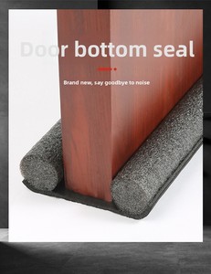 Door Bottom Weather Strip Soundproof Draft Blocker - Product Image 1