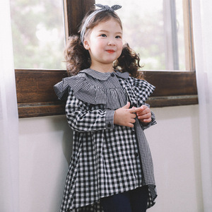 Chemises à carreaux bicolores pour enfants, style décontracté, vêtements d'extérieur, directement du fabricant de vêtements - Product Image 2
