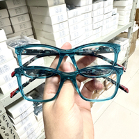 Monture de lunettes carrée unisexe en acétate durable et de haute qualité, à monture complète, à la mode, pour lunettes optiques – Stock en liquidation