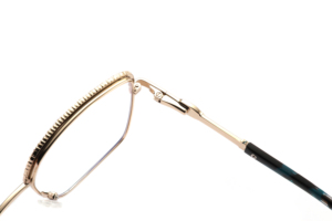 Monture <span class=keywords><strong>de</strong></span> lunettes carrée en métal, style vintage high-tech, modèle tendance 2026, personnalisable avec logo exclusif, style féminin - Product Image 3