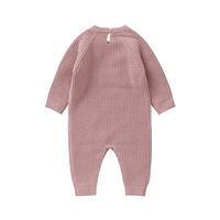 Mimixiong Top vente OEKO-TEX personnalisé tout-petits nouveau-né bébé tricoté vêtements à manches longues à la main broderie barboteuses combinaisons