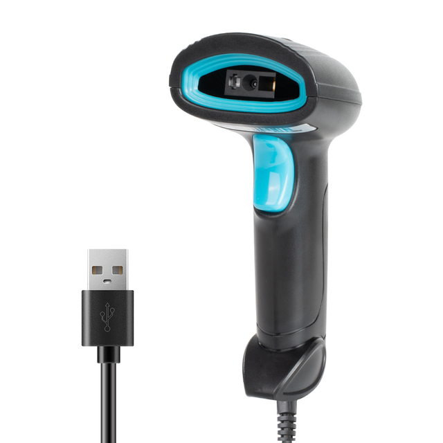 2025 New product 2D wired High-Speed Decoding with USB USB-COM Interface IP54 Dustproof and Waterproof Handheld Barcode Scanner