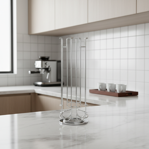 Support de <span class=keywords><strong>rangement</strong></span> rotatif à 360° en métal pour 24 dosettes <span class=keywords><strong>Nespresso</strong></span> <span class=keywords><strong>Vertuo</strong></span>, type carrousel, non pliable, portable - Product Image 6