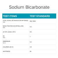 BANGZE Bicarbonate de Sodium CAS 144-55-8 99% Min, Poudre Blanche, Qualité Industrielle, pour Détergent Textile, Sac de 25kg et 1000kg