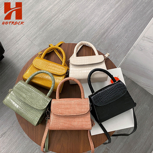 Bolso cruzado pequeño con patrón de cocodrilo para mujer, <span class=keywords><strong>bandolera</strong></span> de cuero PU, Mini bolso de hombro con asa superior - Product Image 6