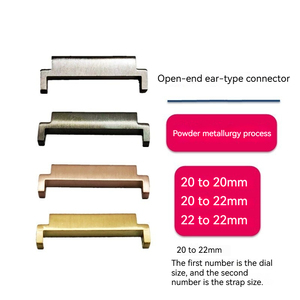 2 uds conector de banda de reloj de acero inoxidable para reloj Samsung 3/4/5/6 adaptador de pines de liberación rápida de Metal para <span class=keywords><strong>Huawei</strong></span> <span class=keywords><strong>GT3</strong></span>/4 20mm 22mm - Product Image 5