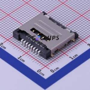 SI31C-08200 SIM Card <b>Connector</b> SMD <b>Connector</b> Plug-In Type <b>Mini</b> SIM Card Card Holder 3mm - Product Image 1