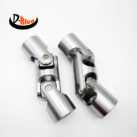 Coupleur d'arbre à joint universel simple sur mesure OEM usiné CNC en acier allié, alésage 10 mm