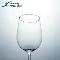 Gobelet à vin rouge en cristal de qualité supérieure, fait à la main, sans plomb, à long pied, personnalisé Xingda, pour la dégustation de vin, cadeaux de Noël, directement de l'usine