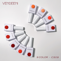 Vendeeni semi-permanent professionnel vernis à ongles peinture art fournitures gel vernis à ongles marque privée uv gel nail art bas quantité minimale de commande oem