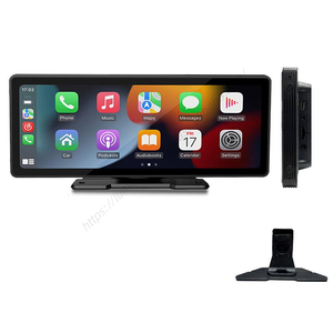 นาฬิกาอิเล็กทรอนิกส์ตั้งโต๊ะอัจฉริยะแบบขายส่ง จอภาพพกพา HD ขนาด 10.26 นิ้ว หน้าจอไร้สาย Carplay รองรับ Android Auto จอแสดงผลในรถยนต์อเนกประสงค์ - Product Image 5