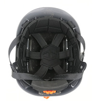 Casque de sécurité ANT5PPE Casque de chantier Casque de sauvetage avec lunettes de protection visière pour travaux de construction en extérieur Escalade Randonnée