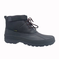 Bottes de neige YL3673 noires antidérapantes, chaudes et imperméables pour femme, idéales pour la randonnée en hiver (vente en gros)