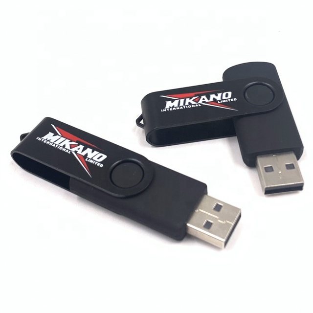 Customized USB 2.0 Swivel Flash Drive with 512MB-32GB Capacity Custom Logo Portable Design for Promotional Use OEM Accepted