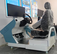 Simulador de Conducción para Autoescuela, Simulador de Dirección de Dos Direcciones, Práctica de Conducción, Entrenamiento para Obtener Licencia de Conducir