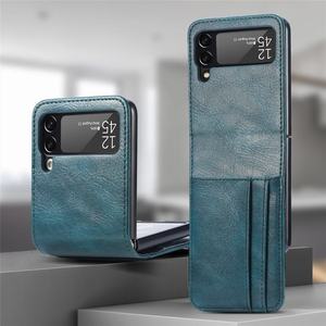 Étui portefeuille en cuir avec <span class=keywords><strong>pochette</strong></span> pour cartes pour Samsung Galaxy <span class=keywords><strong>Z</strong></span> <span class=keywords><strong>Flip</strong></span> 7 <span class=keywords><strong>Flip</strong></span> 6 5 <span class=keywords><strong>4</strong></span> – Coque de protection antichoc pour téléphone - Product Image 6