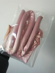 Beauty Ins Luxury 100% Pure Mulberry Silk Hair Sticks Cinta de rodillo de pelo flexible con Scrunchie Venta caliente Rizador de pelo sin calor - Product Image 6