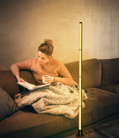 Tuya moderne télécommandé application intelligente d'éclairage de nuit pour la maison wifi alexa lampe d'angle sur pied décorative lampadaire led RVB