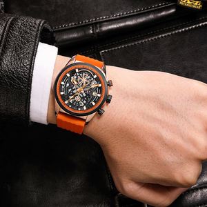 Reloj MEGIR 2235 Nuevo para Hombre, Marca de Lujo, Deportivo, Correa de Silicona, Luminoso, con Calendario, Reloj de Pulsera, Montre Homme - Product Image 5