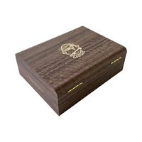 Caja de Almacenamiento de Cigarros a Prueba de Humedad de Diseño Clásico, de Cuero PU y Madera Lacada, Sellada, en Venta