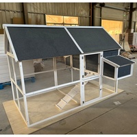 Meilleures ventes GreenGrow, poulailler extérieur en bois massif respirant, grande taille, maison pour animaux de compagnie
