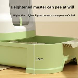 Un bac à litière en plastique écologique entièrement fermé avec fonction facile à nettoyer pour chiens et chats - Product Image 5