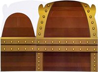 Boîtes cadeaux à thème pirate, coffre au trésor, design de butin, boîte cadeau à rabat pour anniversaires et événements