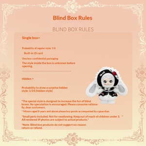 YoubiXiong Série Cœur Sucré : Boîte Mystère de Figurines en Peluche, Figurine Tendance, Pendentif Mignon, Cadeau - Product Image 4