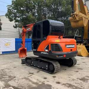 Doosan DX60-9C de seconde main 6 tonnes mini pelle sur chenilles avec moteur et composants du moteur d'origine de la Corée du Sud 1 an de garantie - Product Image 3