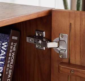 Buffet en bois de pin massif <span class=keywords><strong>Carmen</strong></span>, contreplaqué multicouche en chêne, pour le salon, avec 5+ tiroirs, design moderne du milieu du siècle - Product Image 5