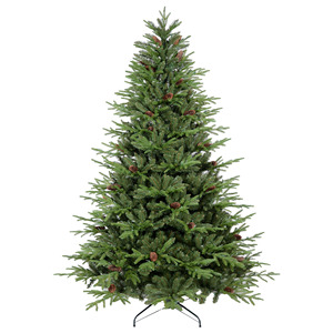 ต้นคริสต์มาสเทียมพร้อมโคนต้นสนทำจากพีวีซี PE ยาว1.5ม. 1.8ม. 2.1ม. - Product Image 1