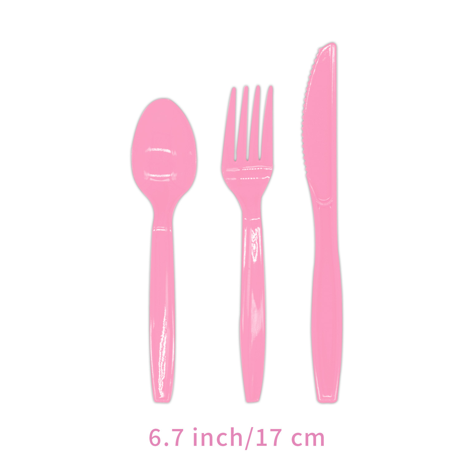 Fourchette rose * 10 pièces