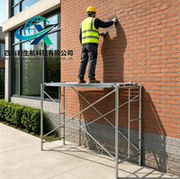 Andamio Industrial de Alta Gama Resistente a la Corrosión, Estructura de Acero Galvanizado para Obras de Construcción, Hoteles y Talleres