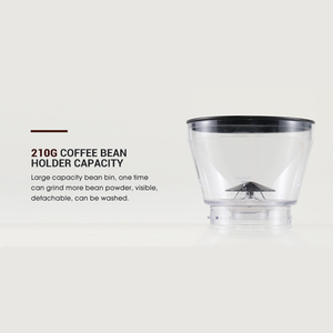Molinillo de Café Portátil de Baja Velocidad para Uso en Casa u Oficina, Profesional, de Acero Inoxidable - Product Image 2