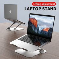 Support pour ordinateur portable et tablette, rotatif à 360°, en métal, compatible avec les ordinateurs portables et tablettes jusqu'à 17 pouces, personnalisable avec logo, vente chaude