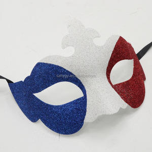 अमेरिकी ध्वज कार्निवल हेलोलीन वेनिटियन पोशाक के लिए मास्क मास्क पहनने वाले जहर के लिए मास्कर्ड जहर - Product Image 2