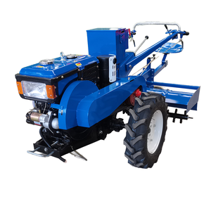 Máy cày mini đi bộ, máy làm đất mini 2 bánh, máy kéo mini 8hp diesel, máy cày hai bánh đi bộ - Product Image 6