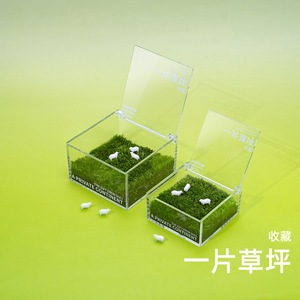Un césped, un césped privado, un terrario de musgo, una planta verde de escritorio para oficina, una planta en maceta, un regalo, un regalo cultural y creativo - Product Image 1
