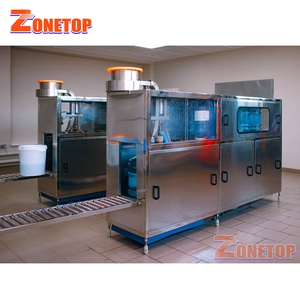 Semi-automatique 18 L 19 l 20 litres 189l 19 l 20 l 5 gallons bouteille d'eau en plastique fût fût conteneur rinçage nettoyage <span class=keywords><strong>machine</strong></span> à <span class=keywords><strong>laver</strong></span> - Product Image 6