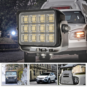 New <span class=keywords><strong>6</strong></span> inch 192 Wát 17280lm <span class=keywords><strong>LED</strong></span> làm việc ánh sáng 12V cho xe tải làm việc <span class=keywords><strong>LED</strong></span> ánh sáng IP68 không thấm nước 9-32V lũ chùm vuông làm việc ánh sáng <span class=keywords><strong>LED</strong></span> - Product Image 5
