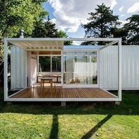 Maisons préfabriquées mobiles modulaires portables modernes, maisons de luxe, expédition de fret, conteneur préfabriqué, petite maison à vendre