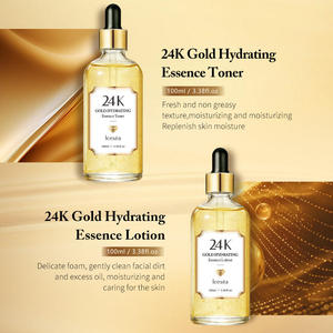 ผลิตภัณฑ์ดูแลผิวหน้าทองคำ 24K แบรนด์ส่วนตัว โทนเนอร์ โลชั่น เซรั่ม ครีม OEM/ODM ป้องกันผิวแห้งหมองคล้ำ ขายส่ง - Product Image 4