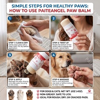 Baume Réparateur pour Pattes de Chien, Ingrédients Naturels, Soin Toutes Saisons, Absorption Rapide, Sans Danger pour la Léchage, 2oz, Marque Privée