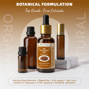 Huile de graines d'argousier de qualité supérieure, biologique, 100% pure, vierge, pressée à froid, absorption rapide pour les soins de la peau - Product Image 2