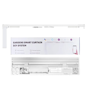 Cortina eléctrica de jardín, cortina inteligente automática, automatización motorizada eléctrica, motor de cortina DIY, conjunto de riel de pista, mejora del hogar - Product Image 6