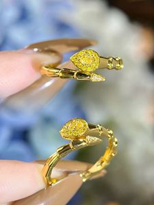 Xinfly18K Original Gold Yellow <b>Snake</b> <b>Ring</b> - Product Image 3