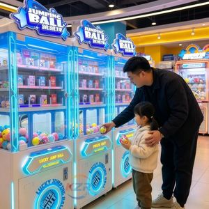 ตู้ขายลูกบอลกระโดดนำโชคแบบหยอดเหรียญ |   ตู้เกมส์ของขวัญแบบสุ่มสำหรับศูนย์เกมและอาร์เคด - Product Image 5