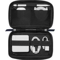 Pochette d'organisation électronique de voyage personnalisée OEM avec poche d'accès en toile durable pour câbles, chargeurs, cartes SIM et plus encore