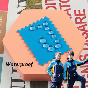 Водонепроницаемая тканевая Рабочая куртка для школьной формы Механическая эластичная полиэфирная ткань 150D высокоэластичная композитная уличная - Product Image 1